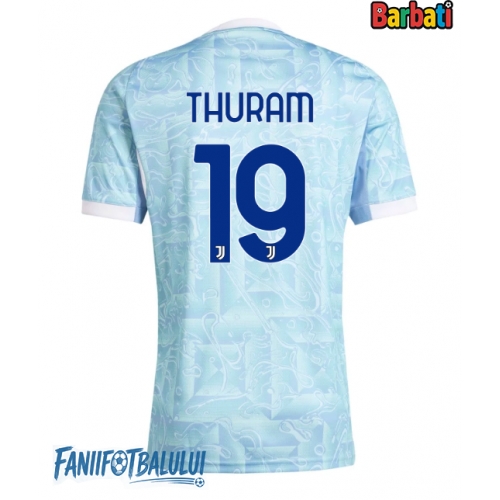Juventus Khephren Thuram #19 Tricou Fotbal Replică 2025-26 Barbati Deplasare Juventus Khephren Thuram #19 Tricou Fotbal Replică 2025-26 Barbati Deplasare